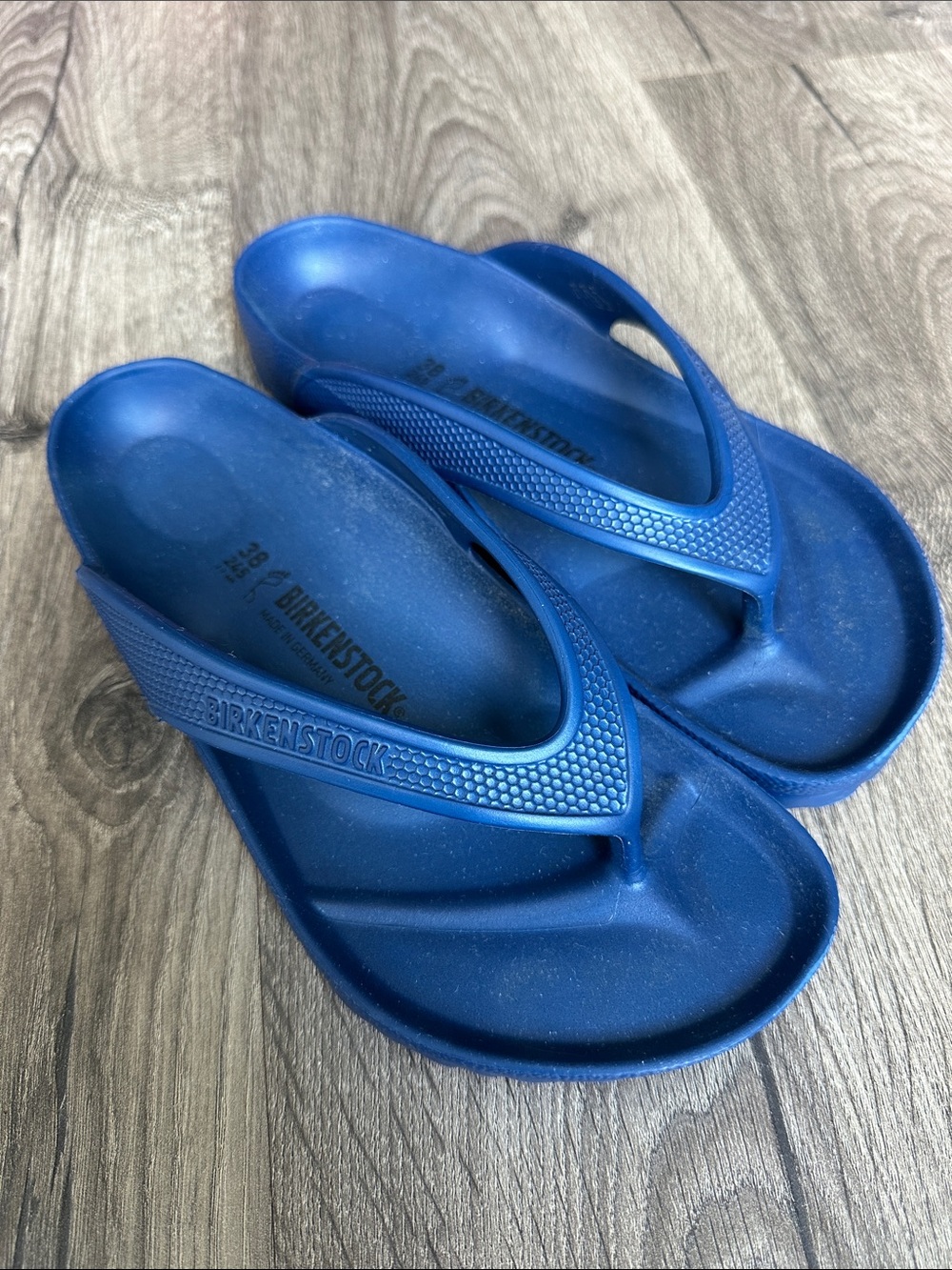 Birkenstock Honolulu Blue EVA Thong Sandals - Regular/Wide